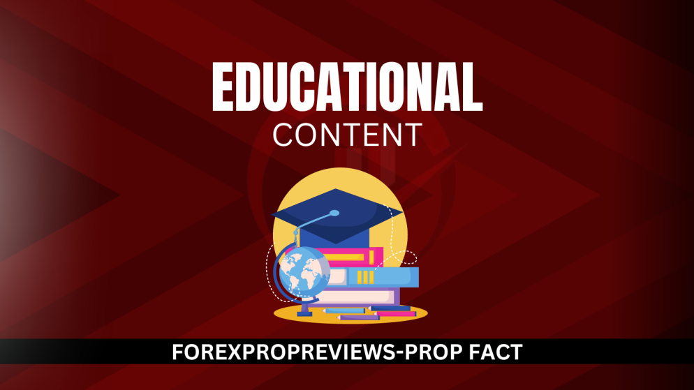 Which prop firms provide educational content?